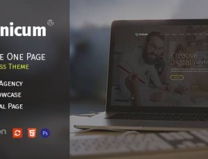 Unicum v1.3.5 -一页创意WordPress主题