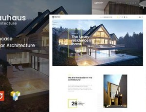 Bauhaus v1.0.7 -建筑与室内WordPress主题