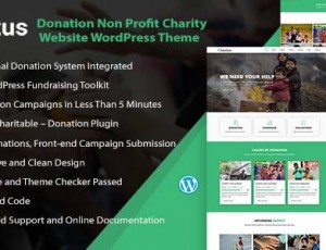 Charitus -慈善WordPress主题与捐赠系统