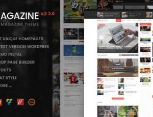 Hotmagazine v2.2.0 – 新闻杂志WordPress主题