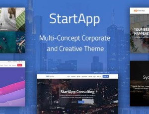 StartApp v1.1.0 – 多概念企业和创意主题