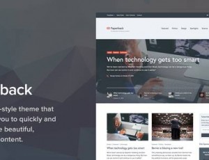 Paperback v1.8.0 – 杂志WordPress主题