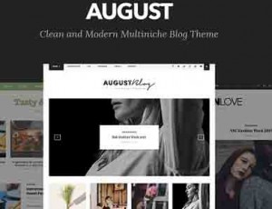 August 1.0-优雅的WordPress博客主题