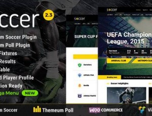 Soccer v2.8 -足球运动WordPress主题