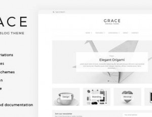 Grace v1.0 – 最小WordPress博客主题