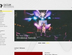 Oxium v​​1.1 – WordPress的音乐主题