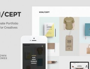 KON / CEPT v1.8.1 – 创意人物的创作WordPress主题