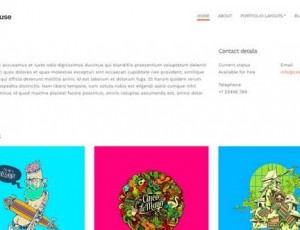 Hellomouse v1.1 – WordPress的清洁和最小投资组合主题