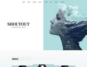 Shoutout v1.0.0 – WordPress音乐主题