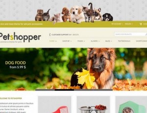 Petshopper v1.6.2 – WordPress宠物主题