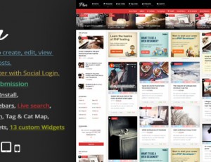 Pin v5.6 -用户中心前端提交WordPress主题