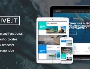 DiveIt v1.3.2 – 水肺潜水学校WordPress主题