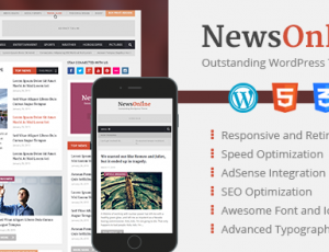 NewsOnline v1.2.1 – 专业杂志WordPress主题