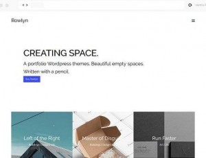 Rowlyn v1.0 – 创意WordPress主题