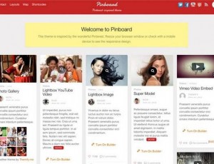 Pinboard v3.1.4- 响应式Pinterest WordPress主题