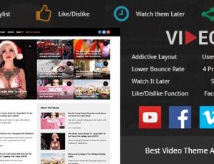 video v2.2.1- 最佳视频WordPress的主题