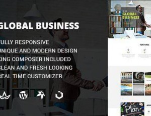 GB v1.0.0 – 多功能全球商业，企业，组合WordPress的主题