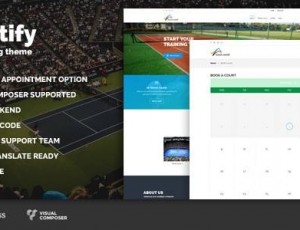 Sportify – 体育预订WordPress主题