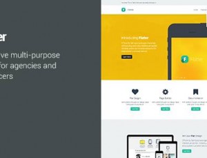 Flatter – v1.6.5 – 为您的创造力的多用途主题