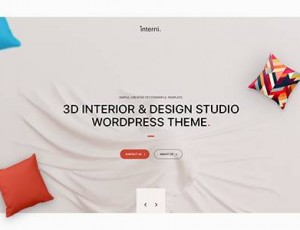 Interni – 3D室内设计工作室WordPress主题