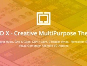 GRID X v1.3.8 – – Creative MultiPurpose主题