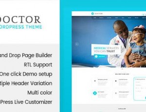 Doctor v1.3.2 -医疗和健康的WordPress主题