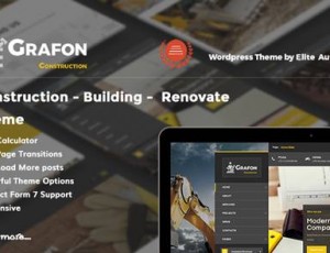 Grafon v1.0 – 建设建设更新WordPress主题