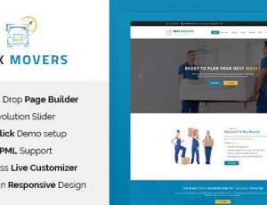 Max Movers v1.0 -移动公司的WordPress主题