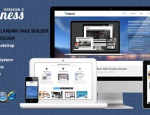 Dragness v3.2 – WordPress着陆页主题