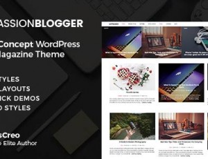 Passion Blogger v1.5- 一个响应WordPress主题
