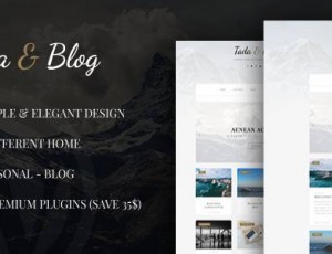 Tada and Blog v1.3 -个人博客WordPress模板