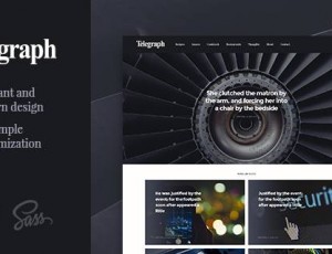 Telegraph v1.0.1 – 创意WordPress博客主题