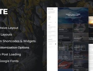 Slate v2.1.0 -响应式WordPress博客主题