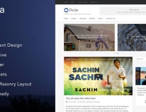 Durja v1.0.3 – 一个响应WordPress博客主题