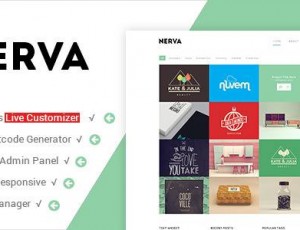 Nerva v1.2.1 – 高级最小的WordPress主题