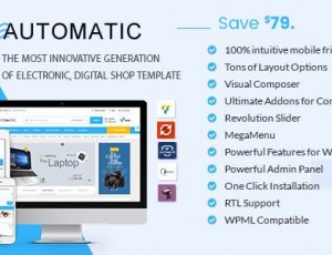 automatic v2.1 – 电子，电脑的WooCommerce主题