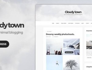 Cloudy Town v1.1 – 清洁最小的博客主题