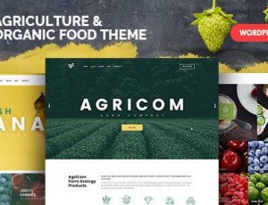 Agricom v1.1.7 – 农业和有机食品WordPress主题