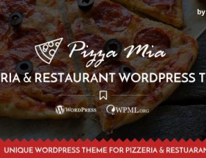 PizzaMia v1.1 – 餐厅和比萨WordPress主题