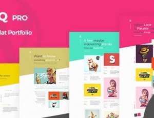 Qusq Pro v1.6 – 平板彩色组合WordPress主题