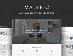 Malefic v1.0.1 – 多用途一页响应主题