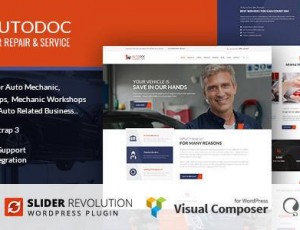 AutoDoc v1.4.3 – 汽车修理技工店WordPress主题