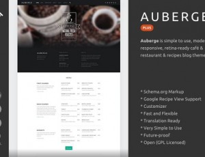 Auberge Plus v2.5.2- WordPress主题