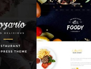 Rozario v1.4 – 餐厅和食物的WordPress主题