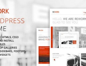 REWORK v1.1.0 – 响应式现代WordPress主题