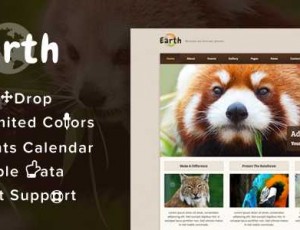 earth v4.4- 生态/环保NonProfit WordPress的主题