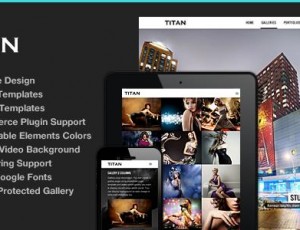 titan v2.6 – 响应投资组合摄影主题