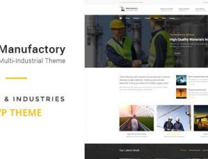 Manufactory v1.0 – 多工业WordPress主题