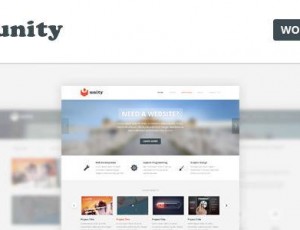 Unity v1.0.8 – 多用途的WordPress主题