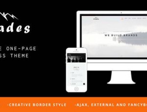 Oreades v1.4.0 – 创意单页WordPress主题